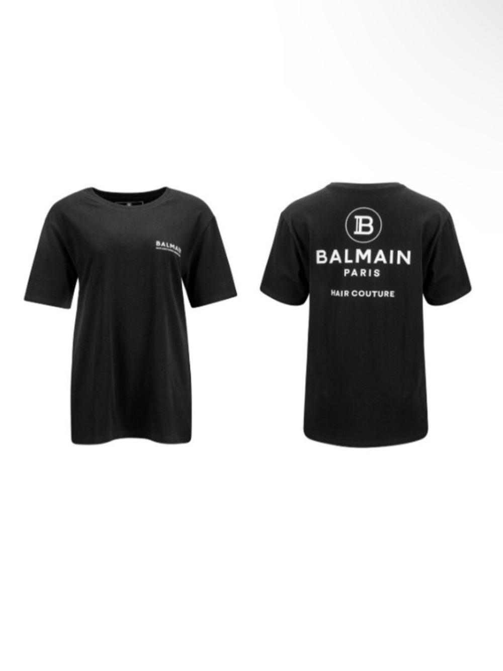 Balmain Hair Couture Black & White T Shirt Small BNIB SMALL UNISEX